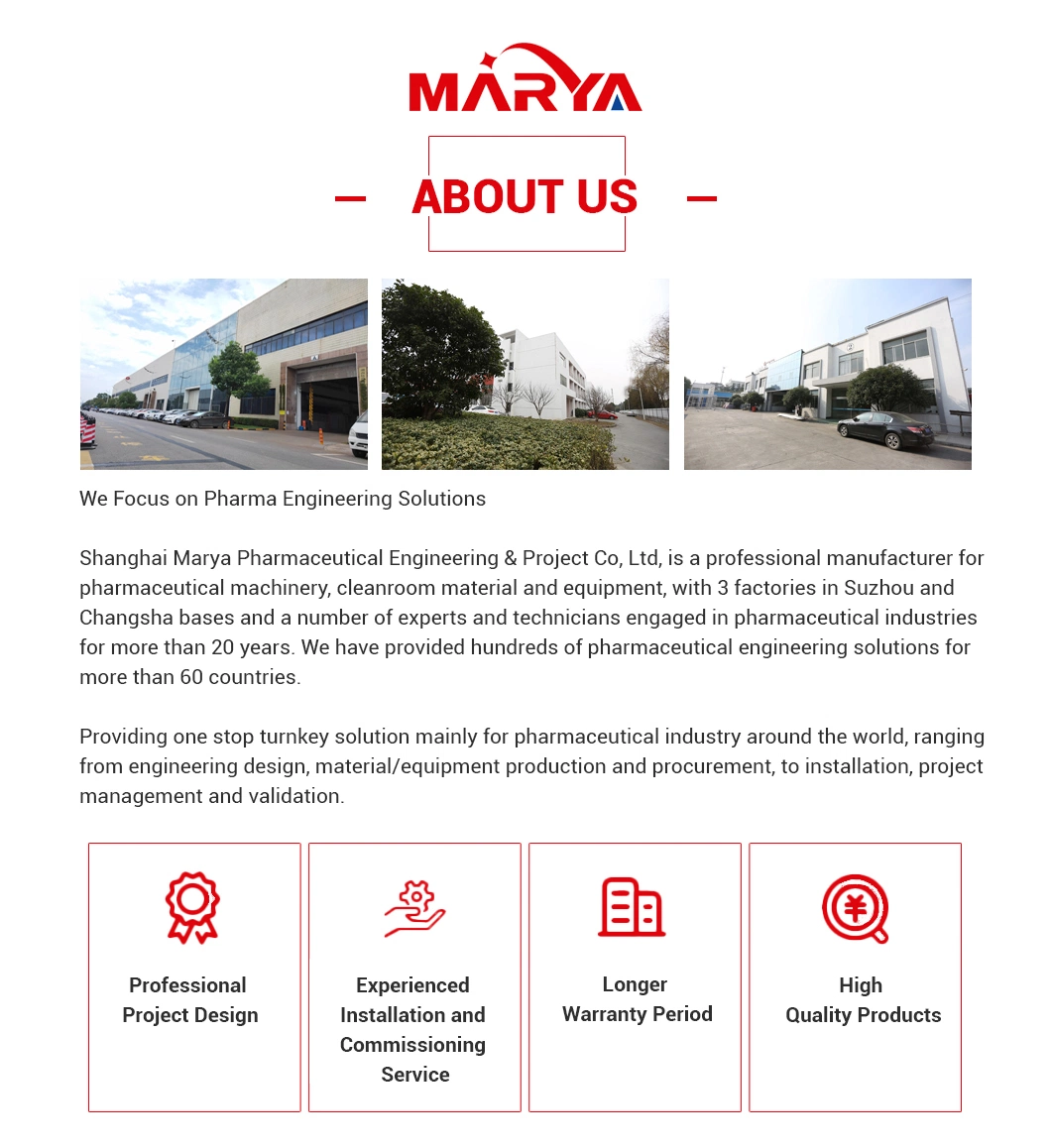 Marya Pharmaceutical Vial Liquid Washing Filling Stoppering Capping Machine Vial Bottle Filling Production Line for Pharmaceutical Industries